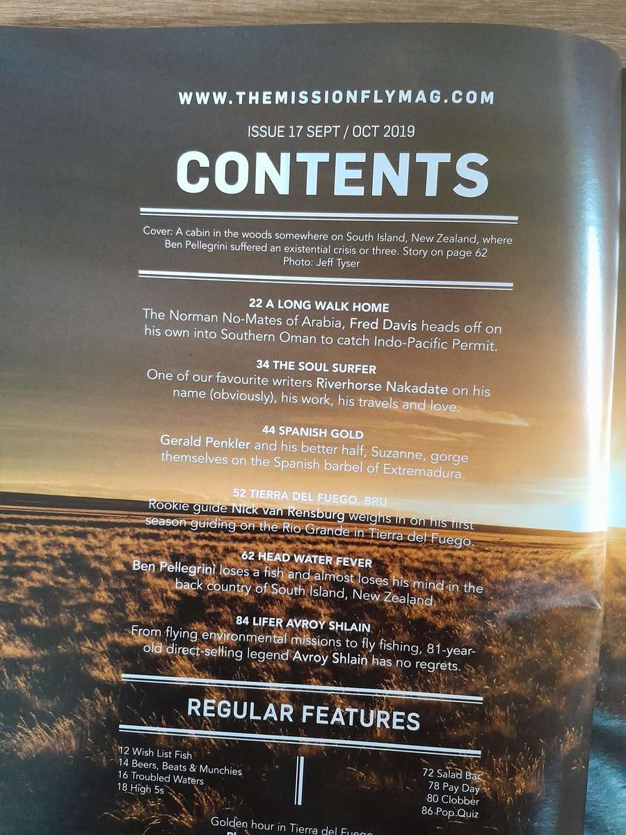 The Mission - The Cult of Fly Fishing - Issues 15 to 19. (5 Magazines)