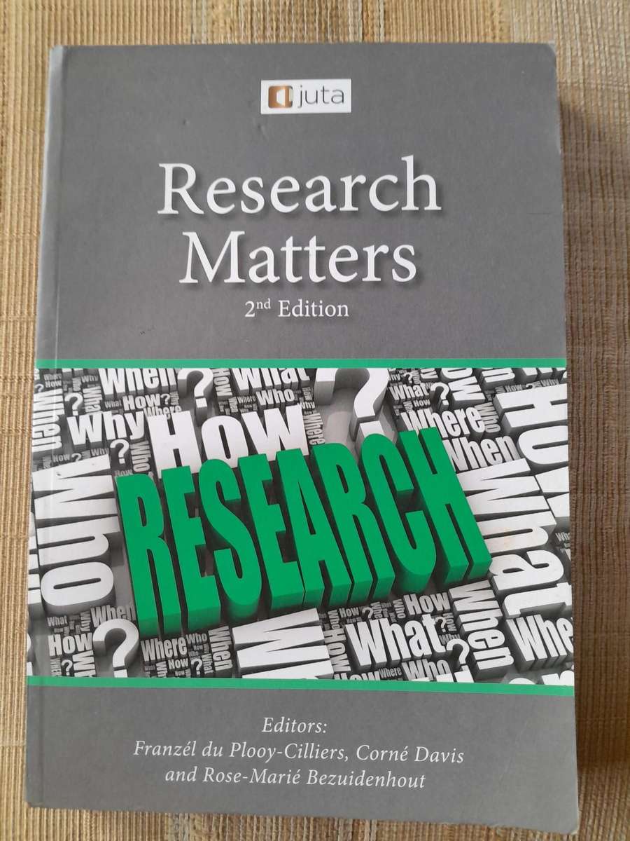 RESEARCH MATTERS - 2nd Edition -  JUTA