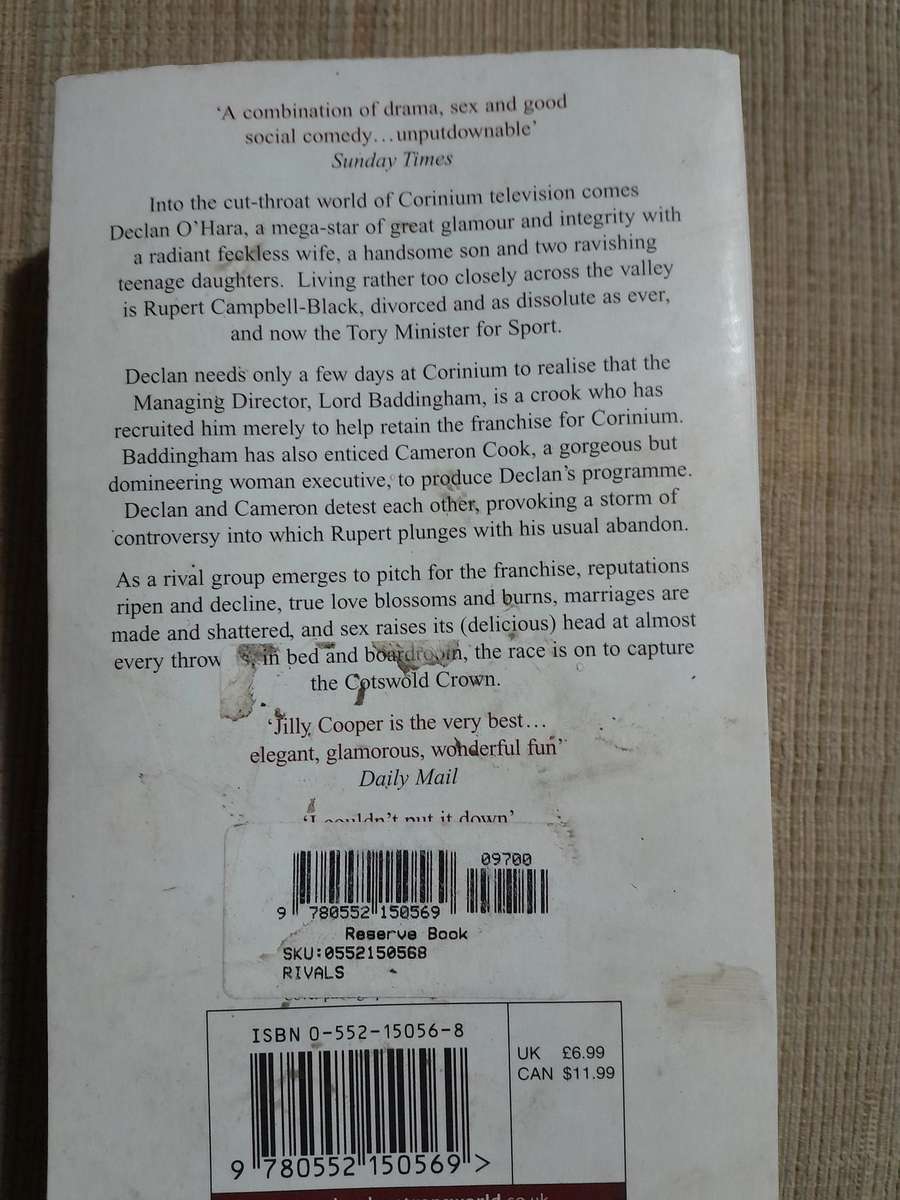 Rivals - Jilly Cooper.