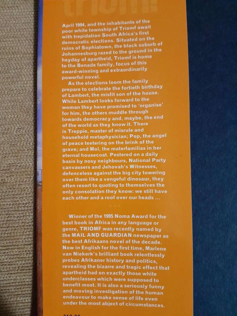 Triomf - Marlene Van Niekerk. (English Version)