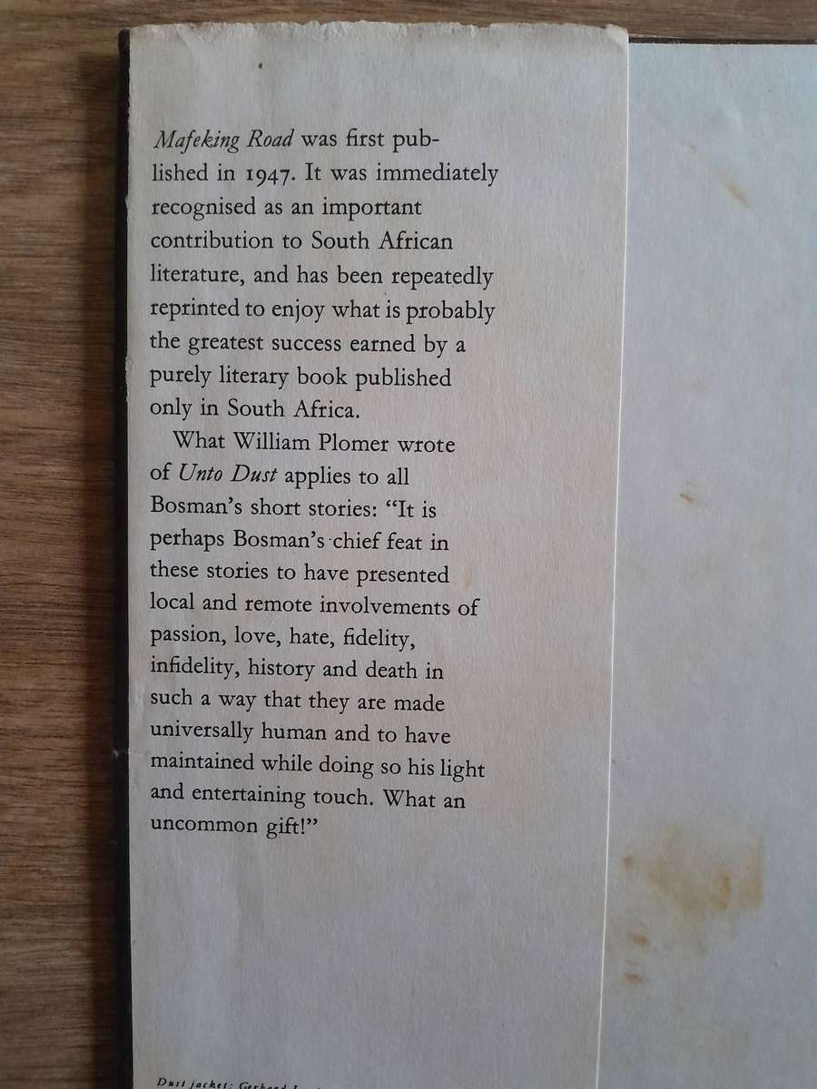 Mafeking Road - Herman Charles Bosman - 1971.