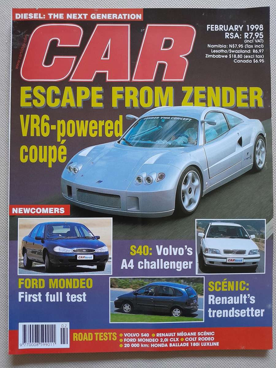 CAR MAGAZINE - February 1998.