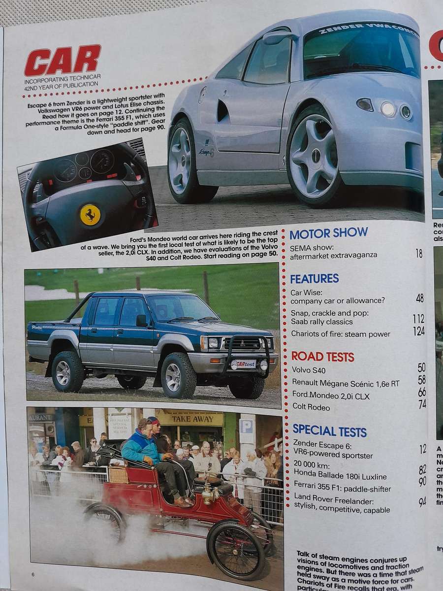 CAR MAGAZINE - February 1998.