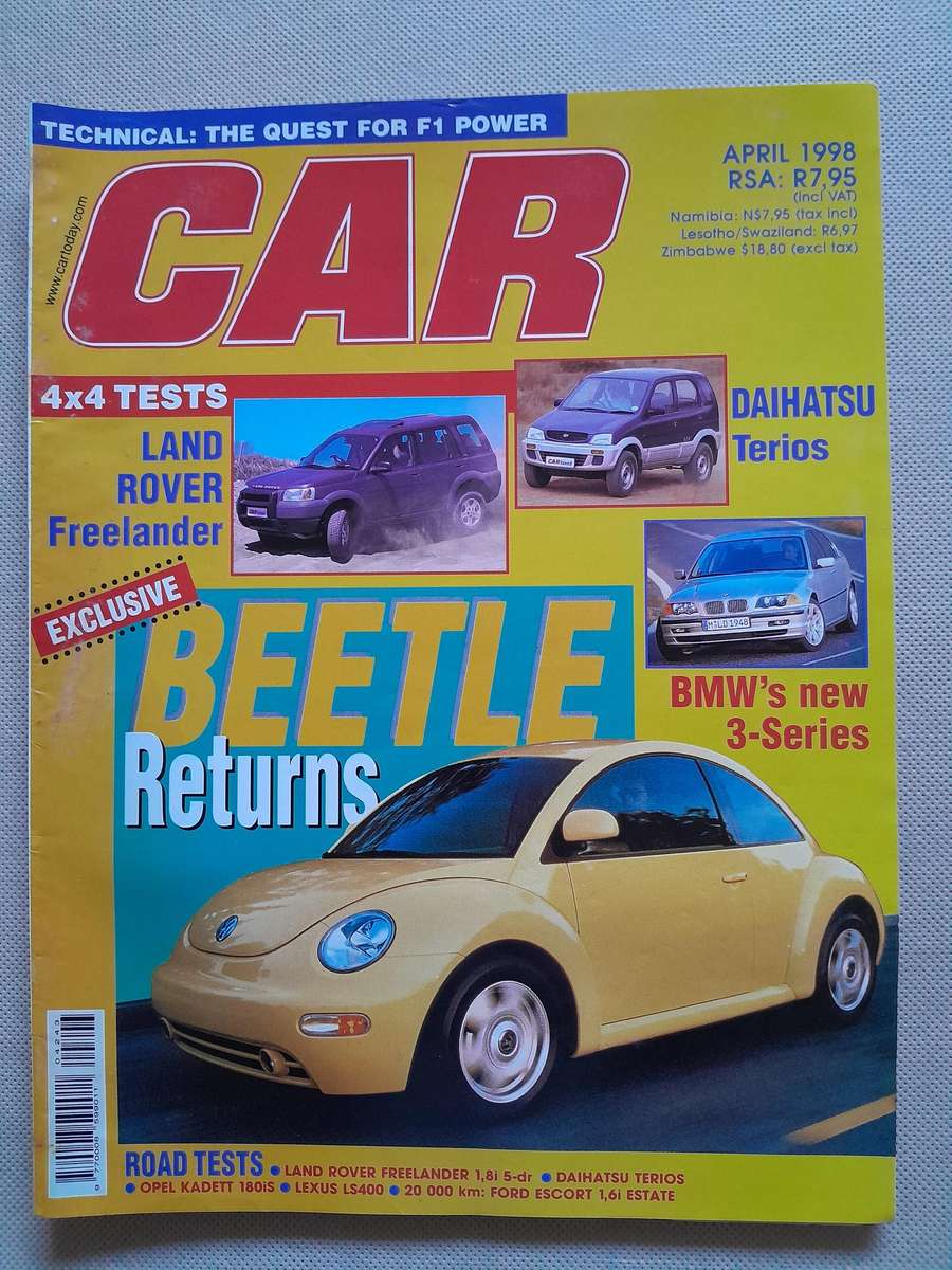 CAR MAGAZINE - April 1998.