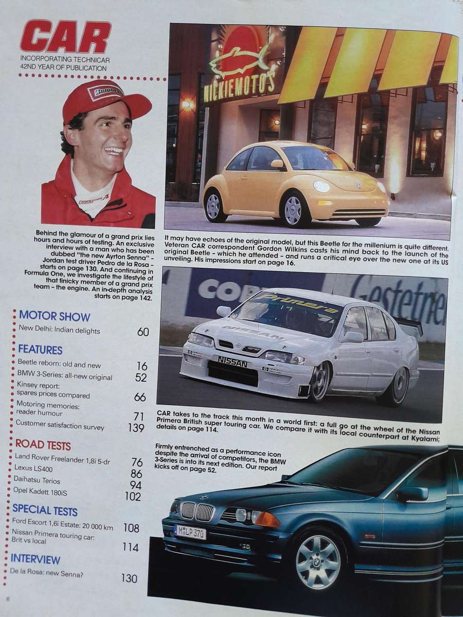 CAR MAGAZINE - April 1998.