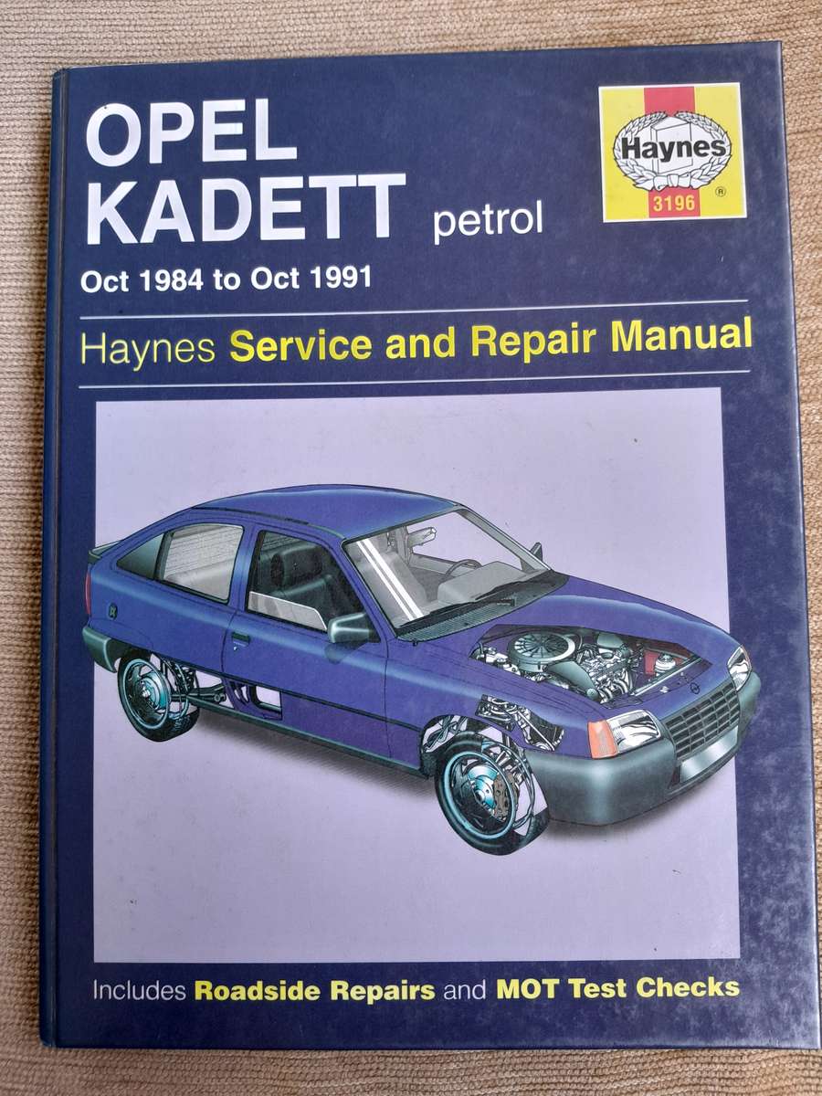 OPEL KADETT Oct 1984 to Oct 1991 Haynes Service and Repair Manual