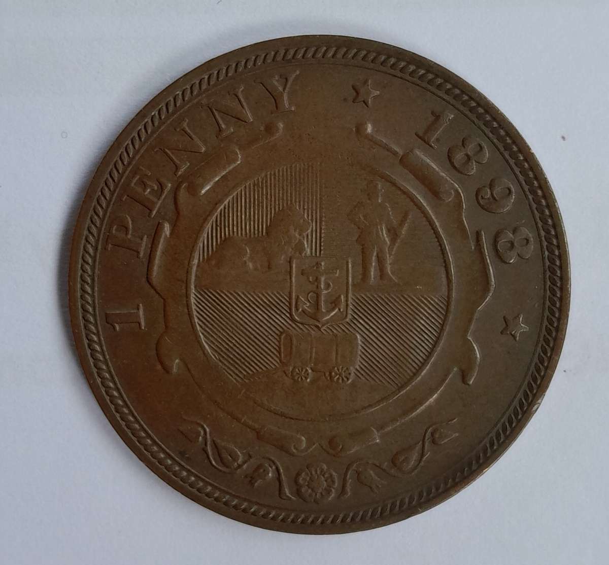 ZAR 1 PENNY 1898