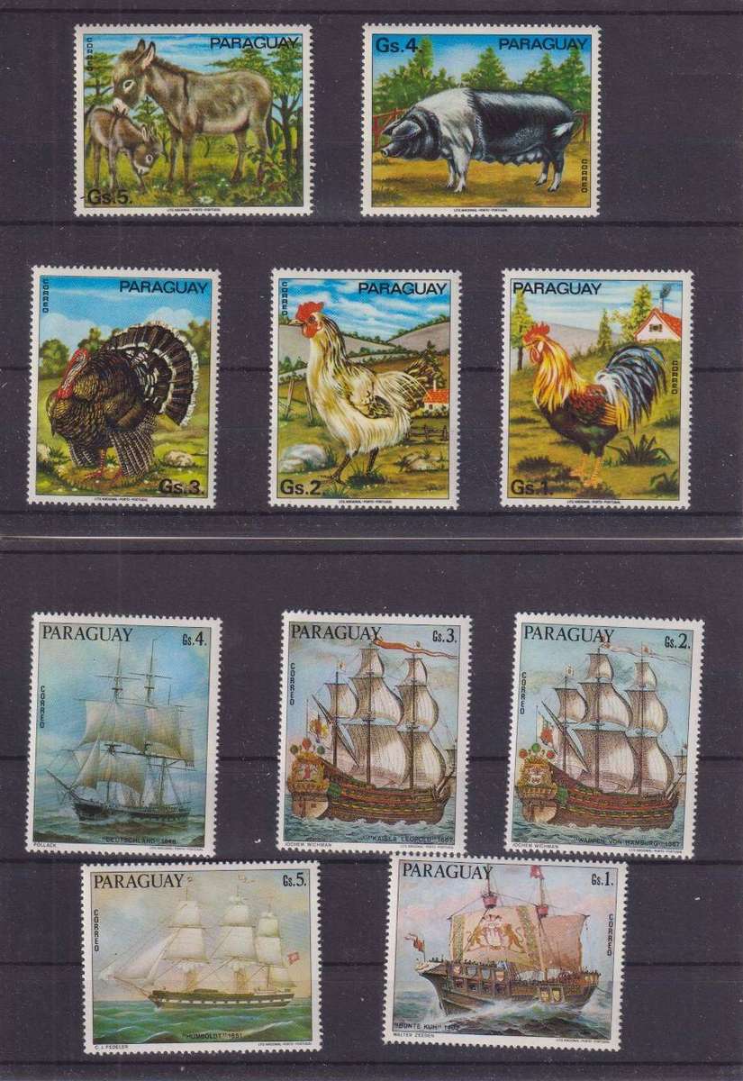 R12 SALE - THEMATIC STAMPS - FARM ANIMALS & SHIPS