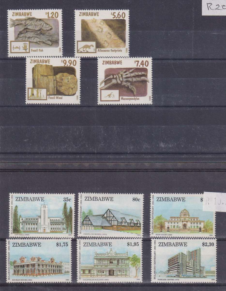 R12 SALE - COLLECTION OF ZIMBABWE STAMPS MNH