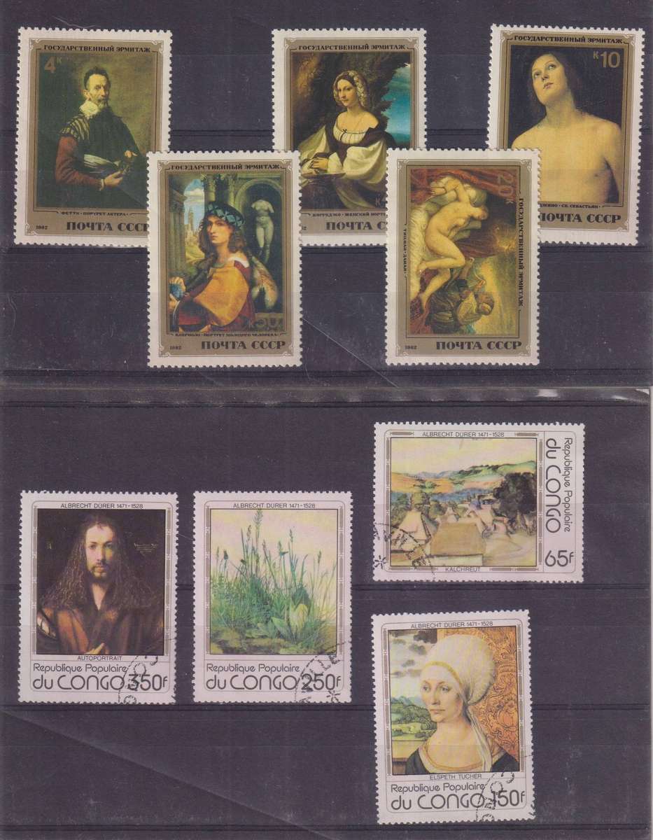 R12 SALE - THEMATIC STAMPS - Paintings
