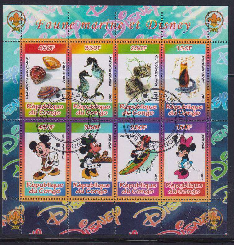 BEAUTIFUL  Thematic minisheet - Disney