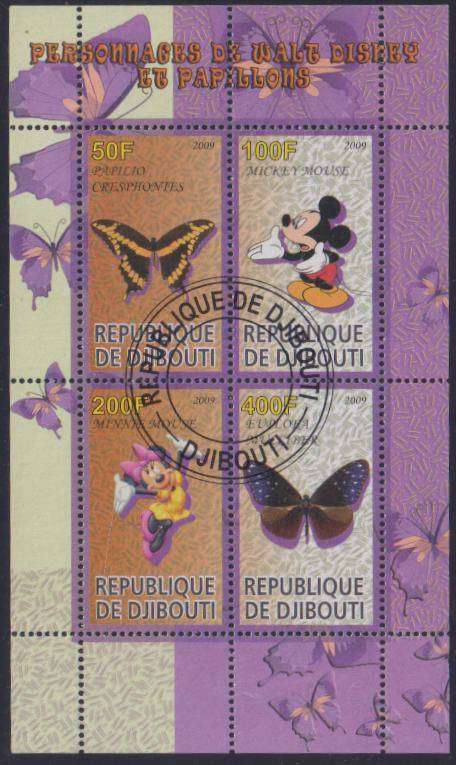 BEAUTIFUL  Thematic minisheet - Disney