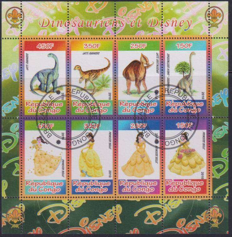 BEAUTIFUL  Thematic minisheet - Disney