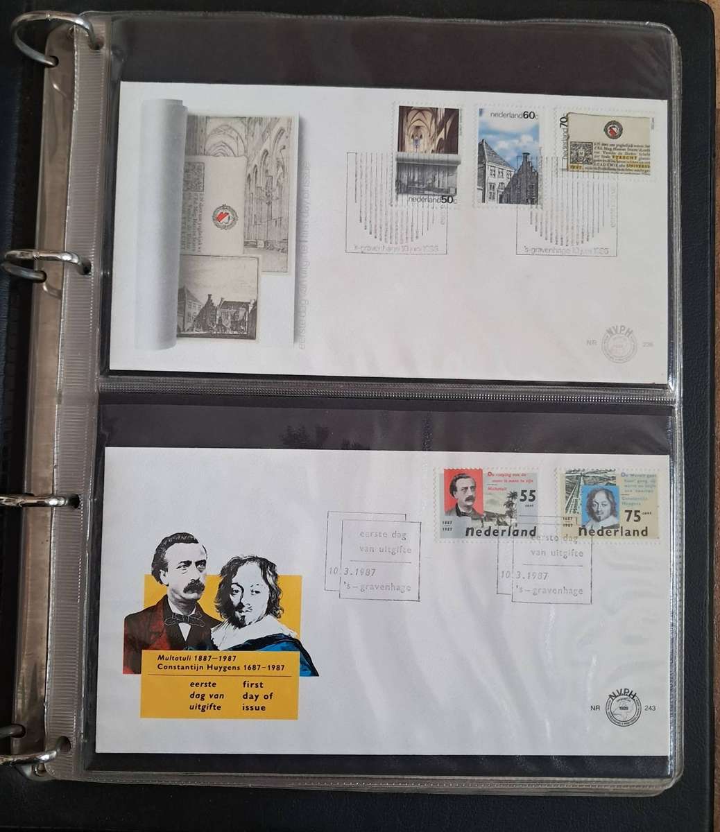 ALBUM WITH BEAUTIFUL NETHERLANDS FDC'S - SEE 13 SCANS