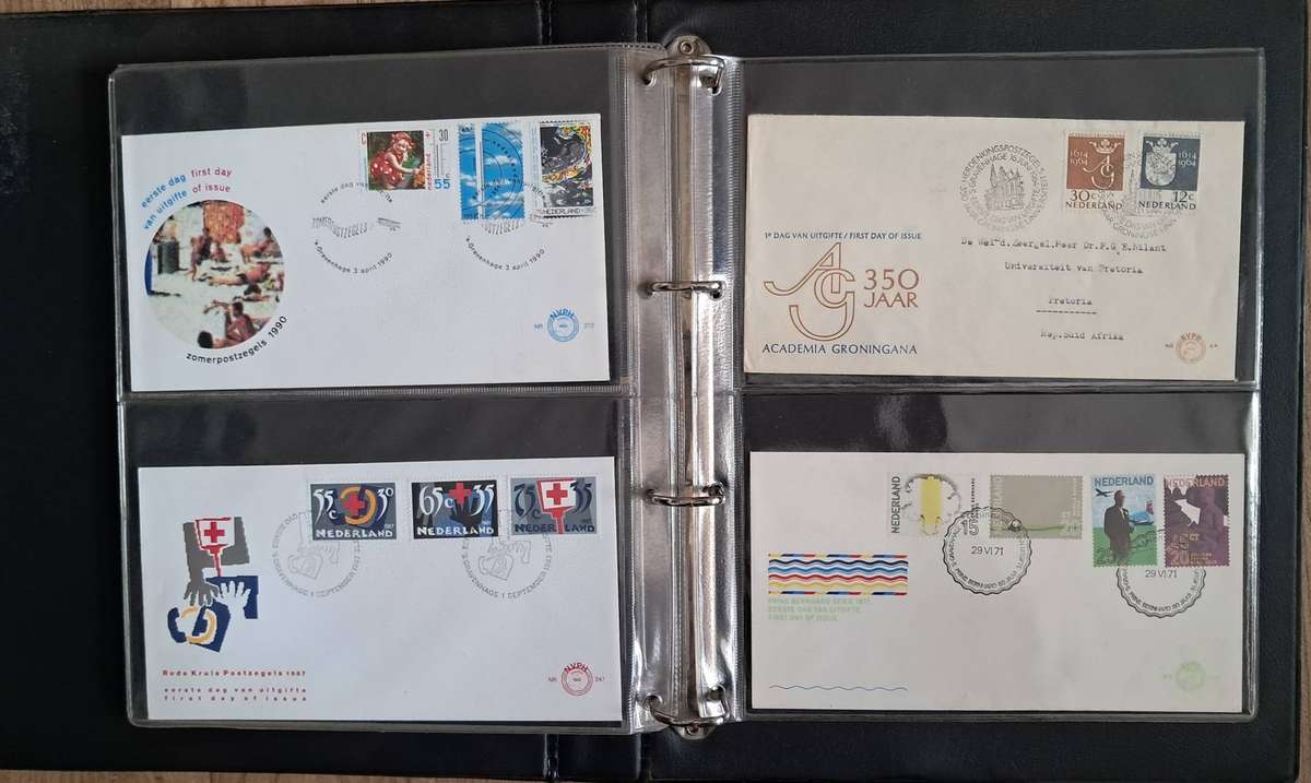 ALBUM WITH BEAUTIFUL NETHERLANDS FDC'S - SEE 13 SCANS
