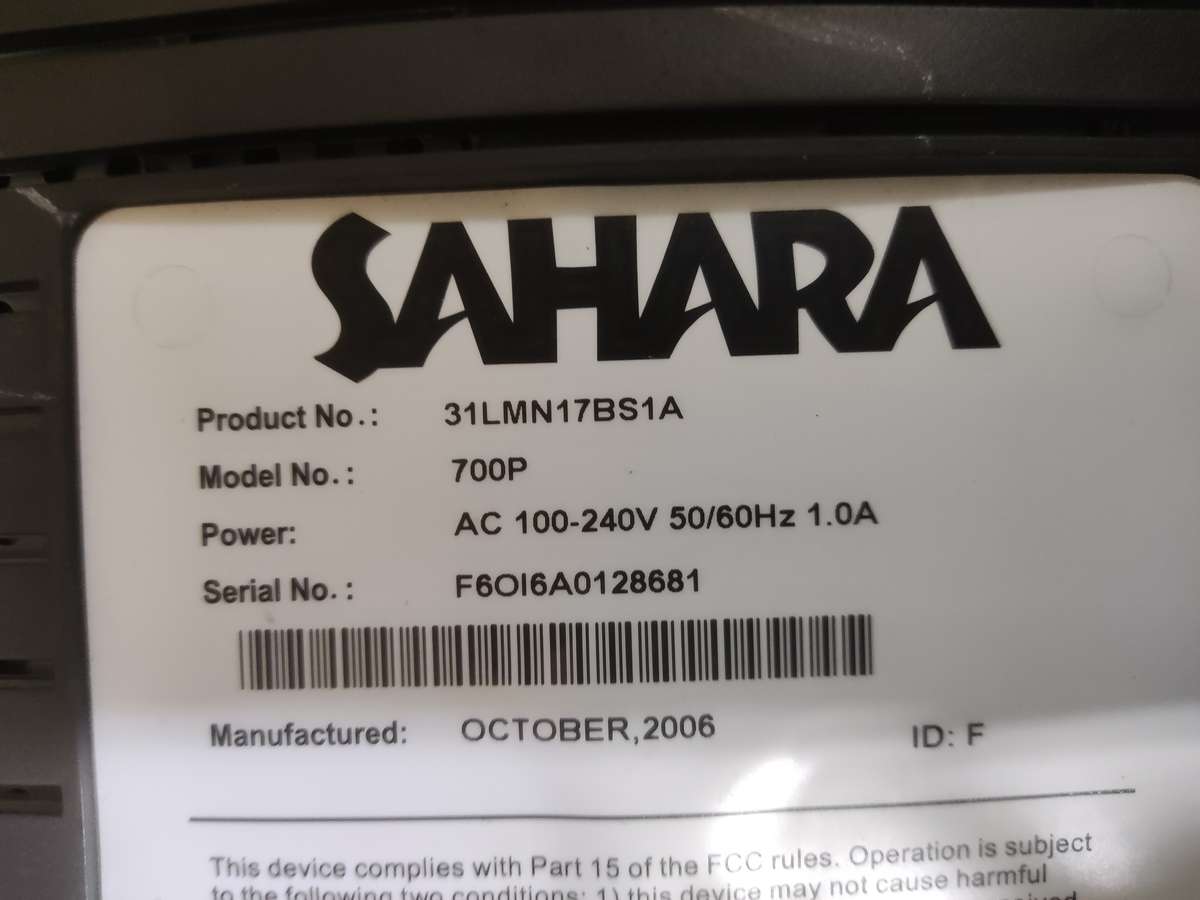 Sahara 700P Monitor