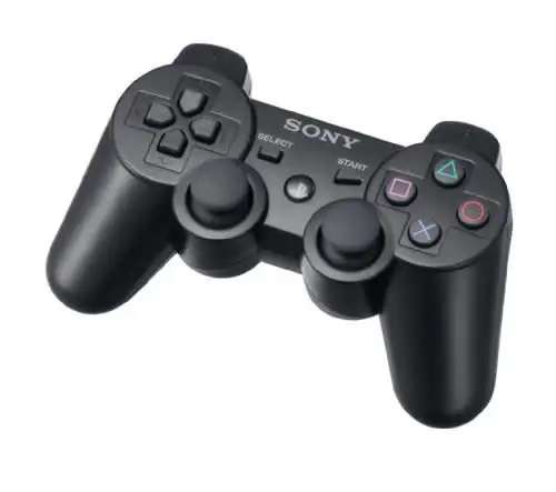 Sony PS3 DualShock 3 Original Black Controller Twin Pack (2 Controllers)