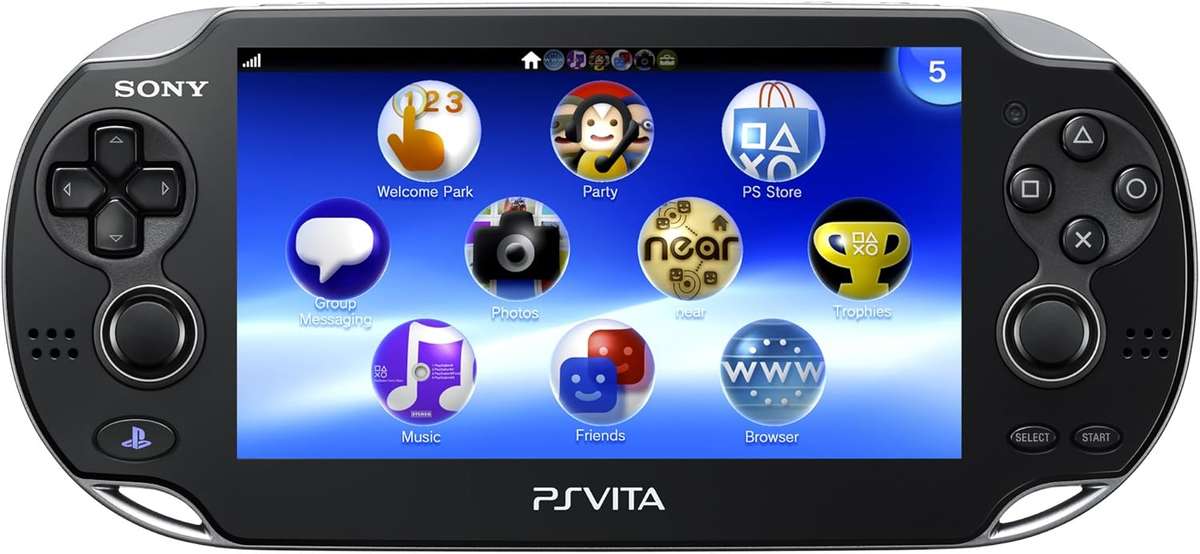 Sony PlayStation Vita OLED WiFi 3G Console - Black (PS Vita) + Sony Memory Card + Games
