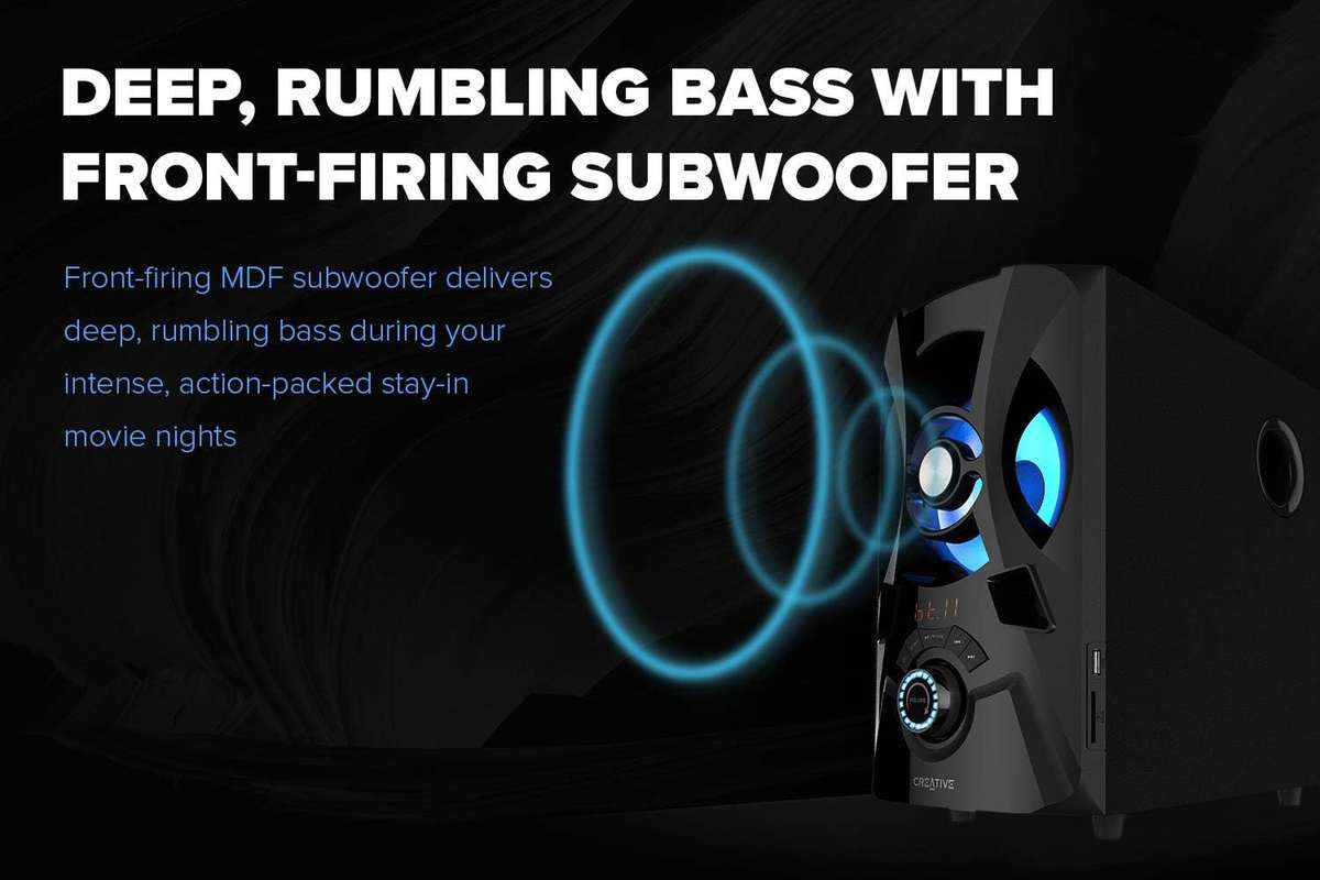 Creative SBS E2900 2.1 Powerful Bluetooth Stereo Satellite & Subwoofer Desktop Speaker System