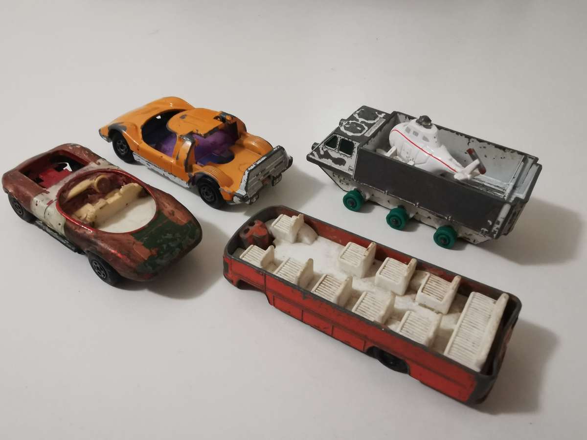 Vintage Matchbox Lesney diecast lot.