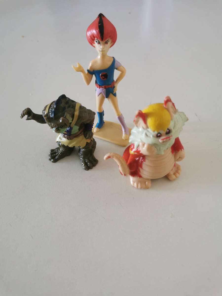 Set of rubber Thundercats figures 1985
