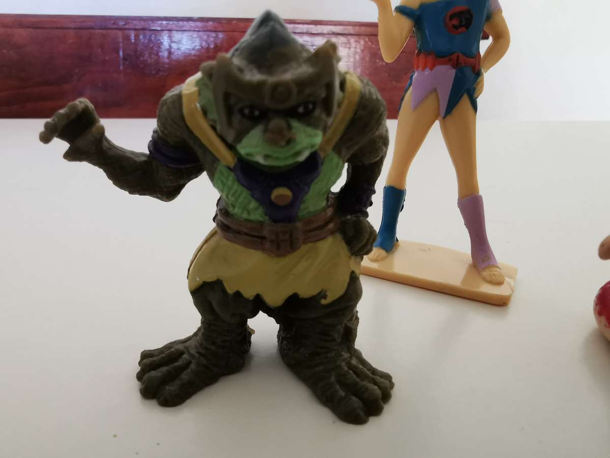Set of rubber Thundercats figures 1985