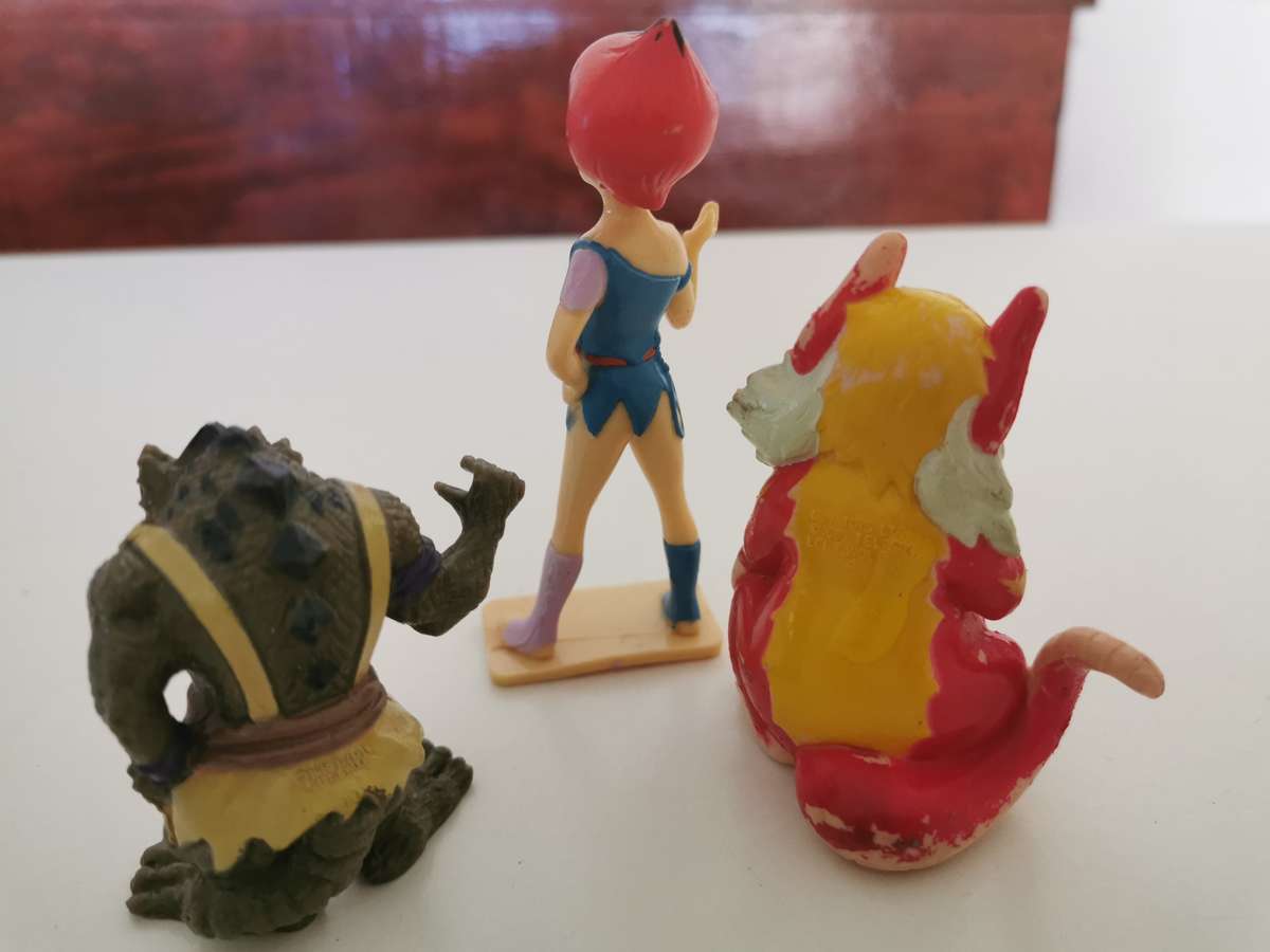 Set of rubber Thundercats figures 1985