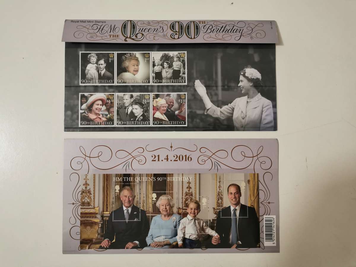 The Queen's 90th birthday stamp set