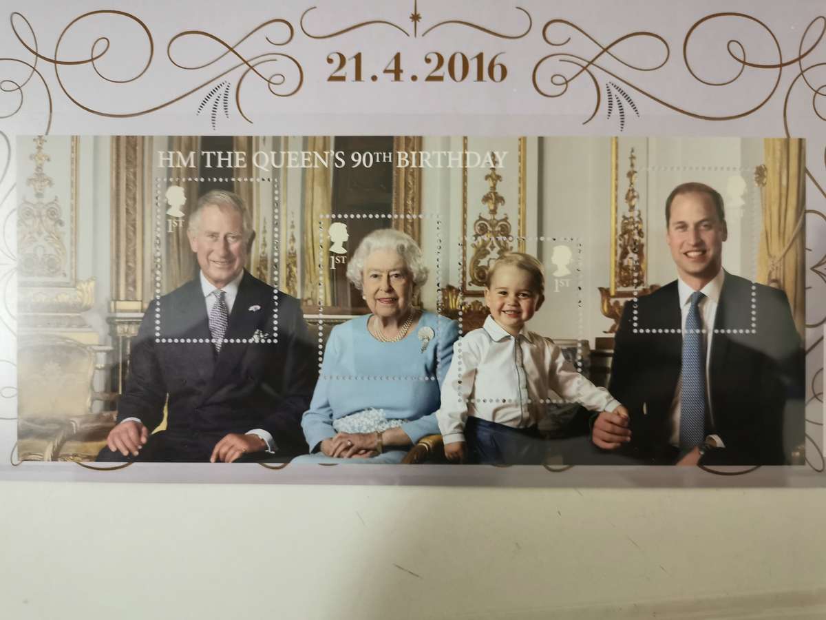 The Queen's 90th birthday stamp set