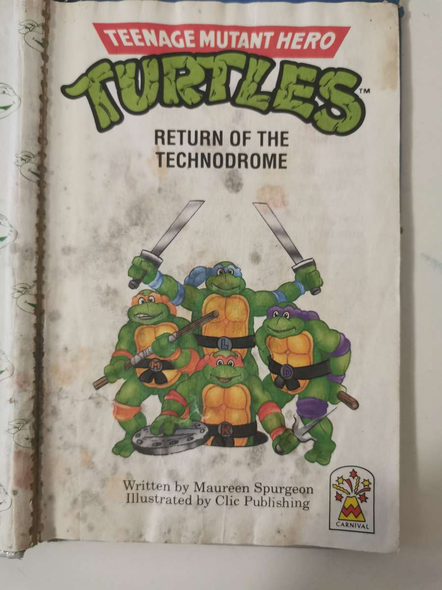 1990 Ninja Turtles story book