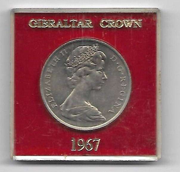 R1 AUCTION - GIBRALTAR UNC CROWN - SPECIAL SPINK LONDON EDITION IN SEALED CAPSULE
