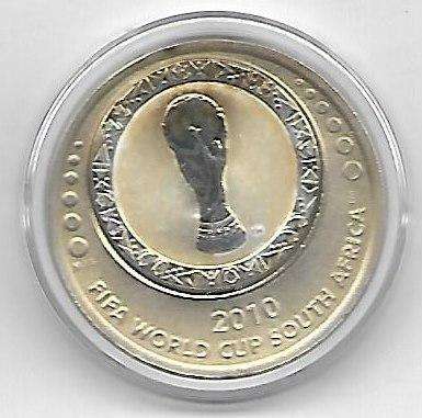 R1 AUCTION - 2010 R2 COMMEMERATIVE MEDALION CROWN SIZE SILVER WITH SPINNING INNER DISC