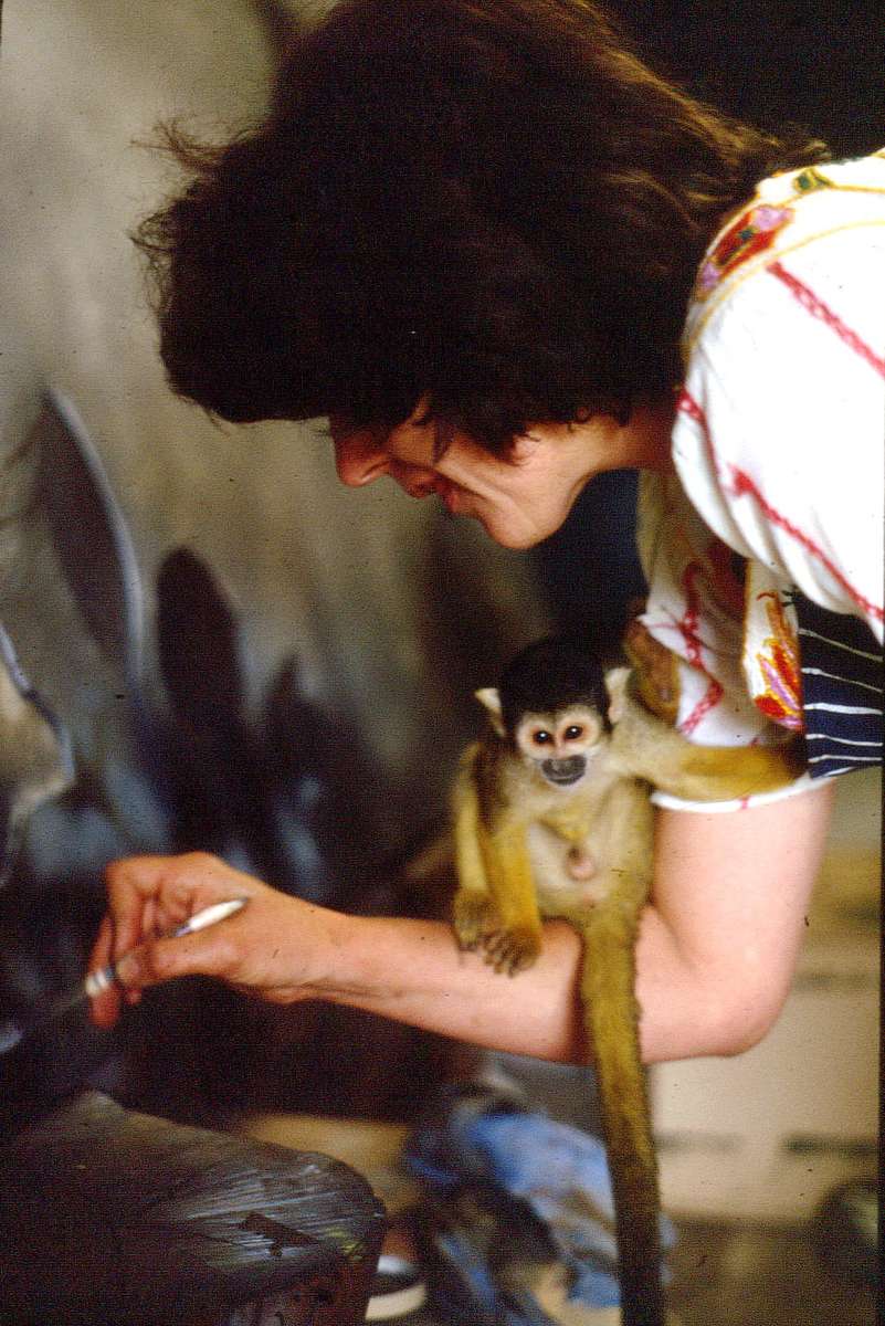 JUDITH MASON ATTWOOD (SOUTH AFRICA, 1938 - 2016) 'HOLY MONKEY' 1984 SILKSCREEN LIMITED EDITION OF 60