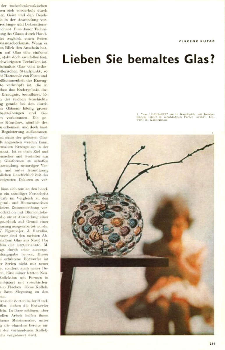 HALLMARK DESIGN: A PAINTED BOWL FROM THE NEMO RANGE DESIGNED BY MAX KANNEGIESER IN THE 1960s