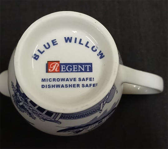 Blue Willow Regent Porcelain Creamer