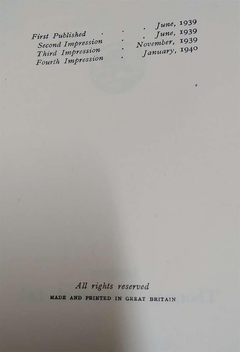 Step by Step 1936-1939 by Winston Churchill (1st Edition, 4th Impression)