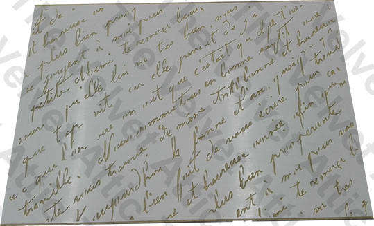 Stencil - French Script 2 (Skew) - A3