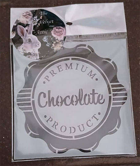 Stencil - Premium Chocolate Stamp - 10x10cm