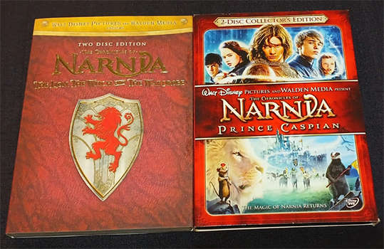 Set of 2 DVD's - The Chronicles of Narnia