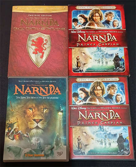 Set of 2 DVD's - The Chronicles of Narnia