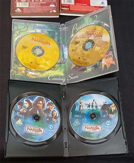 Set of 2 DVD's - The Chronicles of Narnia