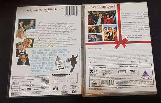 Set of 2 DVD's - In & Out and Love Actually