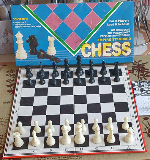 Empire Standard Chess Set in Box