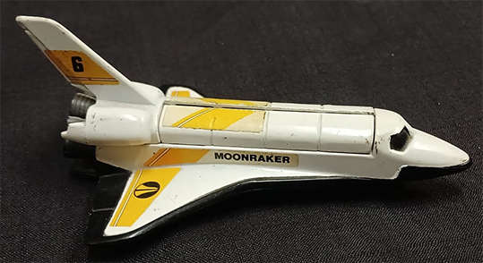Corgi - Vintage James Bond Moonraker Metal Die-Cast Space Shuttle