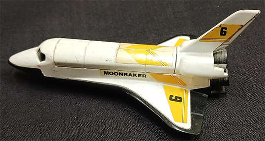 Corgi - Vintage James Bond Moonraker Metal Die-Cast Space Shuttle