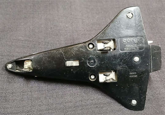 Corgi - Vintage James Bond Moonraker Metal Die-Cast Space Shuttle