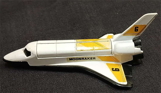 Corgi - Vintage James Bond Moonraker Metal Die-Cast Space Shuttle