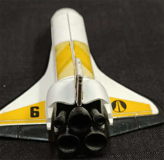 Corgi - Vintage James Bond Moonraker Metal Die-Cast Space Shuttle