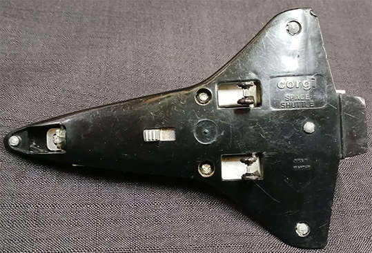 Corgi - Vintage James Bond Moonraker Metal Die-Cast Space Shuttle