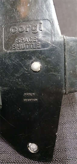 Corgi - Vintage James Bond Moonraker Metal Die-Cast Space Shuttle